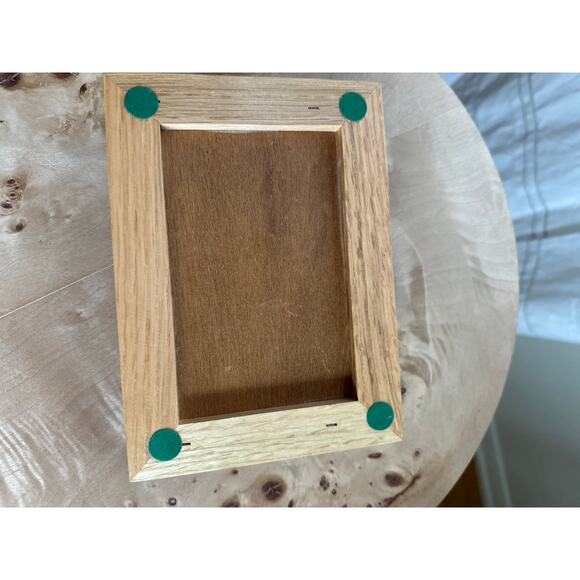 Vintage Wooden Card Box w/ 1907 Peugeot Decks • Retro Game Night Decor - Picture 4 of 5